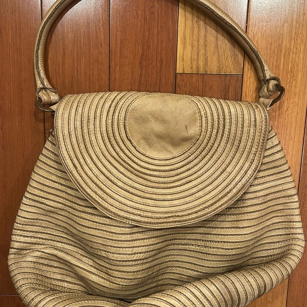 Majo Tan Handcrafted Italian Bag